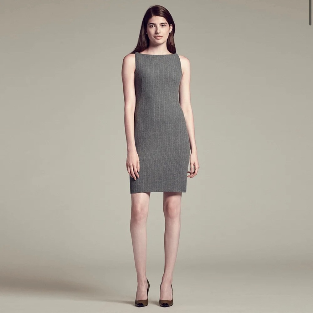 M.M. LaFluer The Lydia Dress - Pinstripe Size 0